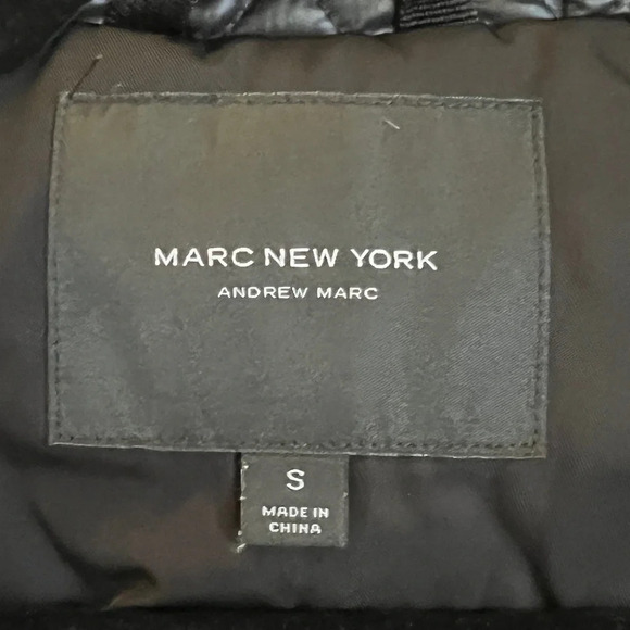Marc New York Black Button Up/Zippered Hooded Utility Jacket Size Small - Picture 6 of 8